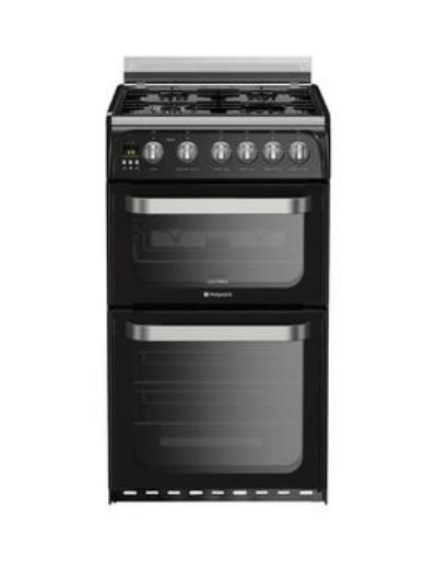 Hotpoint Hug52K 50Cm Double Oven Gas Cooker Hotpoint Hug52K 50Cm Double Oven Gas Cooker